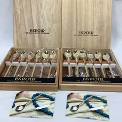 未使用:ESPOIR ゴールドスプーン 5本セット 未使用:ESPOIR ゴールドスプーン 5本セット - メルカリ