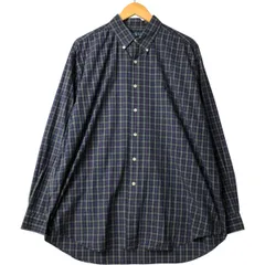 古着 ラルフローレン Ralph Lauren BLAKE 長袖 ボタンダウンチェックシャツ メンズXL相当/eaa586497