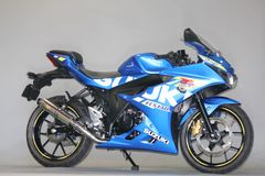 Valiente GSX-R125 バイクマフラー 8BJ-DL32D スパルタ ステンレス マフラー バイク用品 バイクパーツ フルエキ フルエキゾースト カスタム パーツ ドレスアップ 交換 社外品 重低音 バリエンテ ジスぺケ