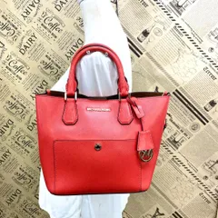 マイケルコース ハンド ショルダーバッグ フォーマル 赤 旅行 FV66