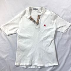 BURBERRY バーバリー キッズ 半袖ポロシャツ 110 白 ノバチェック