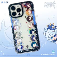 原神　iPhone用　スマホケース（豆目）神里綾人　神里綾華　アルハイゼン　ヌヴィレット　フリーナ　ショウ　魈(しょう)放浪者・スカラマシュ　ウェンティ　楓原万葉　鐘離　タルタリヤ　フータオ