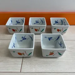 未使用 有田焼 其泉窯 染錦 蒲萄 ぶどう 小鉢揃 5客セット 小鉢 中付 小皿 未使用 有田焼 其泉窯 染錦 蒲萄 ぶどう 小鉢揃 5客セット 小鉢