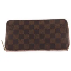 LOUIS VUITTON (ルイヴィトン) ダミエ ジッピー モノグラム ラウンドファスナー 長財布 ブラウン N60015 CA3174