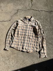 90's Number (N)INE Snap-Button Burberry Checked Shirt ナンバーナイン 初期 青タグ スナップボタンバーバーリーチェックシャツ 日本製