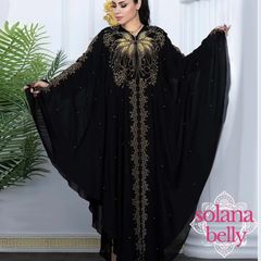 【美品！週末限定値下中！】ベリーダンス　ガラベーヤ　アバヤ 送料無料】 即納 ベリーダンス 前開き ガラベーヤ アバヤ 初心者