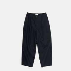 【新品】STILL BY HAND（スティルバイハンド）Cotton Drill Wide Pants PT04224 NAVY / size 46