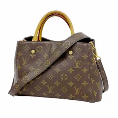 【極美品】ルイヴィトン モノグラム モンテーニュBB ハンドバッグ　ブラウン ルイ・ヴィトン(LOUIS VUITTON)ルイヴィトン モノグラム