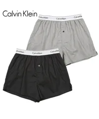 カルバンクライン トランクス メンズ セット 2枚 前開き 下着 Calvin Klein ck s m l xl ブラックグレーセット 正規品 新品 男性 517324 