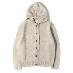 新品 BROOKS BROTHERS ブルックスブラザーズ カーディガン サイズ:M フード付き メランジ ウール ニット ボタン カーディガン / Red Fleece ベージュ トップス セーター【メンズ】のサムネイル