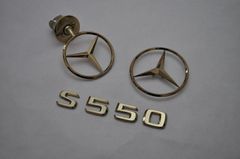 メルセデスベンツ 500SEC 純正品 ベンツ ゴールドエンブレム - メルカリ