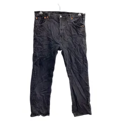 Levi's 501 デニムパンツ W36 リーバイス ボタンフライ ビッグサイズ ブラック メキシコ製 古着卸 アメリカ仕入 2502-684