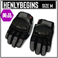 美品 Henly Begins ヘンリービギンズ グローブ ブラック M バイク アクセサリー 手袋 KT60‐G‐1000のサムネイル