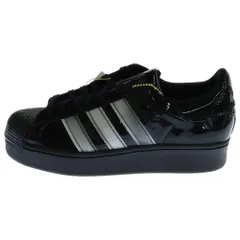 adidas Originals (アディダスオリジナルス) SUPERSTAR BOLD W G58352 スーパースター パテント ローカットスニーカー ブラック US8/26cm