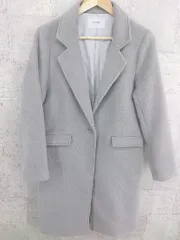 ■ EMODA エモダ 長袖 コート M グレー *  【1002800200948】
