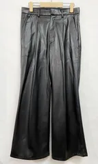 HARE｜ハレ フェイクレザーワイドフレアパンツ