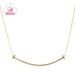 【リユース品】 ティファニー TIFFANY アクセサリー ネックレス Tスマイル（ラージ）ネックレス ゴールド 【お取り寄せ】