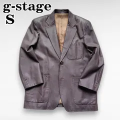 【美品】ジーステージ 羊革 テーラードジャケット ラムレザー アイボリー XL 楽天市場】g-stage ジャケット レザー 羊革の通販 【美品】ジー