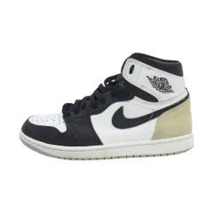 NIKE ナイキ スニーカー 555088-108 Air Jordan 1 High OG Bleached Coral AJ1 エアジョーダン ハイ ブリーチド コーラル スニーカー ブラック系 ベージュ系 26.5cm【中古】のサムネイル