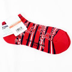 新品 小物-靴下 日本製 46 サイズ レッド カステルバジャック メンズ カジュアル 男性 40代 50代 60代 70代 80064