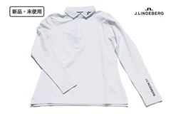 ★セール 新品 送料込★J.LINDEBERG モックシャツ 長袖 メンズ 白★ ☆セール 新品 送料込☆J.LINDEBERG モックシャツ 長袖 メンズ 白