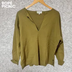 ROPÉ PICNIC ベージュ系 Vネックニット 38サイズ
