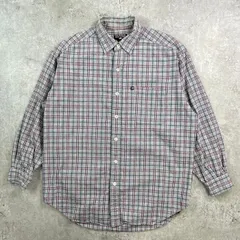 90年代 RALPH LAUREN POLO JEANS CO. ラルフローレン チェック ライトネルシャツ メンズM 