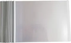 ヒロワールドトレード スライドレールファイル A3サイズ 厚口タイプ(グレー10枚,  A3)