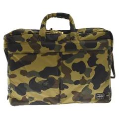 A BATHING APE (アベイシングエイプ) ×PORTER 1st CAMO 3WAY BRIEFCASE ファーストカモ スリーウェイ ブリーフケース バッグ グリーンのサムネイル