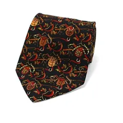 サルバトーレフェラガモ シルク ネクタイ 中古 Aランク Salvatore