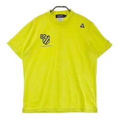 サイズ：L LE COQ GOLF ルコックゴルフ  ハイネック 半袖Tシャツ ロゴ刺繍  グリーン系 [240101445118] ゴルフウェア メンズ ストスト