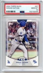 PSA鑑定カード］ PSA10 GEM MT 大谷翔平 2024 Topps 50/50 #65 SB #32 