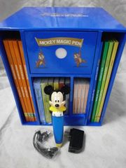 ＊再生・動作保証あり＊h7460　DWEディズニー英語システム　ワールドファミリー　ミッキーマジックペンセット　一つ穴　幼児英語教材