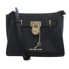 マイケルコース MICHAEL KORS HAMILTON クロスボディ ショルダーバッグ レザー 黒 のサムネイル