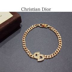 2961-5 極美品✨ Dior ブレスレット CD ロゴ 希少 刻印 19cm - メルカリ
