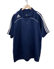 RE256 adidas アディダス　クライマライト　ポロシャツ　スポーツウェア　メンズ　ネイビー　紺　Lサイズ