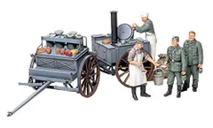 1/35 タミヤ ミリタリーミニチュアシリーズ No.247 ドイツ陸軍 野戦炊事セット プラモデル 35247