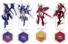 【中古】アクリルスタンド・アクリルパネル [単品] 集合 アクリルフィギュアセット(4種) 「Switchソフト トリガーハート エグゼリカ エンハンスド ファミ通DXパック 3Dクリスタルセット」 同梱特典