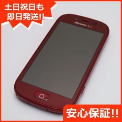 良品中古 F-06F らくらくスマートフォン3 レッド 即日発送 スマホ FUJITSU DoCoMo 本体 白ロム 土日祝発送OK 05000