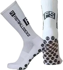 B-magasin 互換品サッカー ソックス グリップ スポーツ 靴下 滑らない ランニング ゴルフ アウトドア 作業 セット(白1,  24.5-28.0 cm)