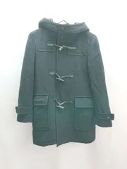 ■ NANO universe シンプル 無地 厚手 アウター 長袖 ダッフルコート 表記なし ネイビー レディース E  【1308160025505】