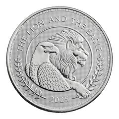 2025年 イギリス 2ポンド 銀貨 ライオン＆イーグル 1オンス - メルカリ