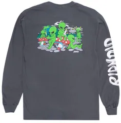 Ripndip Space Gang L/S T-Shirt Charcoal M Tシャツ 送料無料のサムネイル