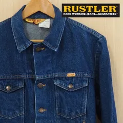 古着 80年代 ラスラー RUSTLER デニムジャケット Gジャン USA製