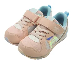 ムーンスター キャロット スニーカー 子供靴 キッズ シューズ 女の子 履きやすい moonstar MS C2323  ピーチ