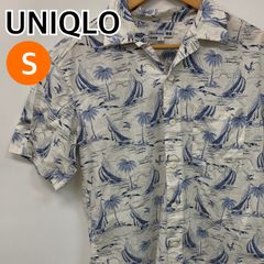 HiloHattie コットンアロハ 総柄 アロハシャツ チャイナボタン 総柄S 