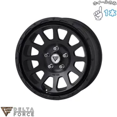 デルタフォース オーバル 16インチ2本セットマットブラク新品Hiroさん