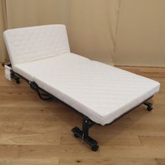 シングル 折りたたみベッド マットレス付き セミシングル 完成品折りたたみショートベッド ベッド ベッドマット ベッド台 一人暮らし ワンルーム
