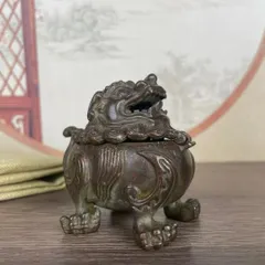 『中国』　天然石 青田石 骨董彫刻 置物 アンティーク 獅子鈕蓋爐 大香炉 置物 Yahoo!オークション - 中国美術 香炉 天然石 彫刻 青田石 寿山石 Ⅲ