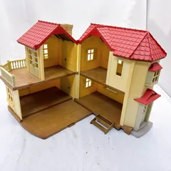 シルバニアファミリー あかりの灯る大きなお家 ドールハウス 電気点灯確認済み